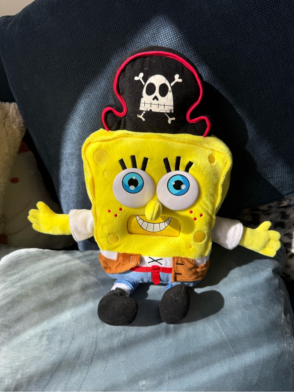 Yellow Pirate Sponge Plush Toy - Kids Character Plush